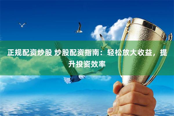 正规配资炒股 炒股配资指南：轻松放大收益，提升投资效率